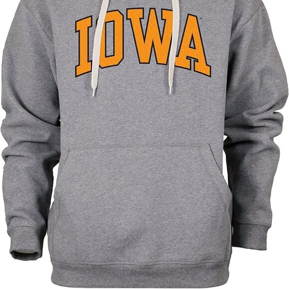OURAY Sportswear NCAA Iowa Hawkeyes Legacy Nuvola Hooded Sweatshirt Black - Picture 5 of 5